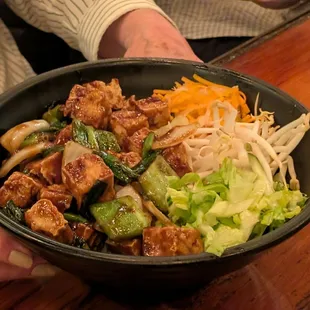 Shaking Tofu vermicelli bowl.