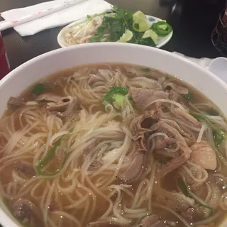 PHO Rare Steak and Flank