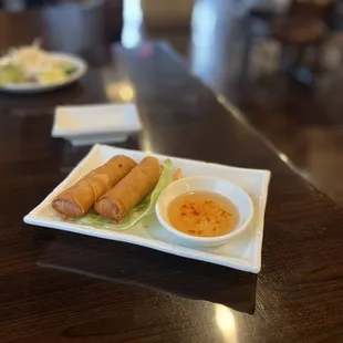 a plate of food on a table