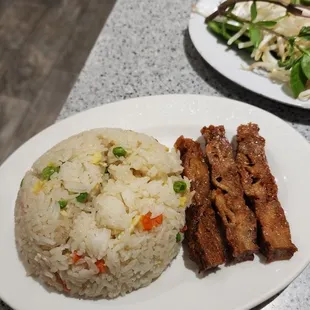 Fried rice with BBQ pork - kid size