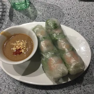 Spring Rolls with Shrimp (2 Rolls)