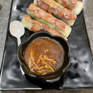 A15. Grilled Pork Spring Rolls