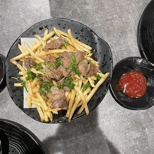 Fries and Beef