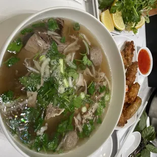 Pho Broth was so flavorful. Had to hold back on drinking the whole bowl.