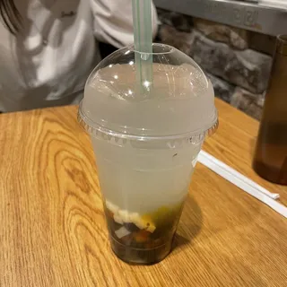 14a. Lychee Rainbow Tea Boba