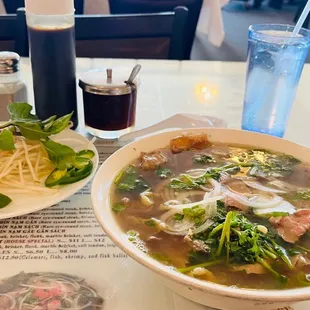 House special pho#15 large with extra meat $15