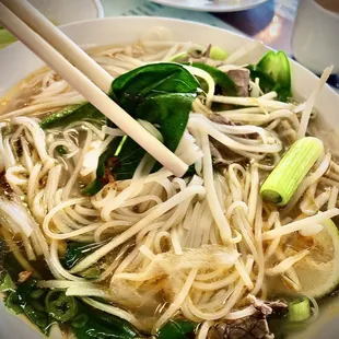 Small Pho Tai Chin with aaallllll the accompaniments.