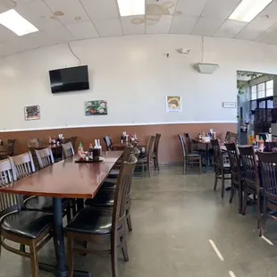 Inside the place.