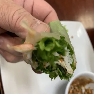 A3. Fresh Spring Rolls Pork &amp; Shrimp