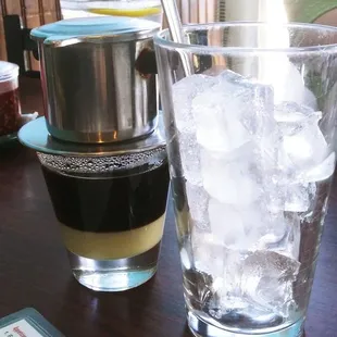 Vietnam ice coffee