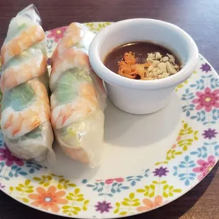 Shrimp rice rolls