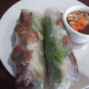 Roast Pork Spring Rolls