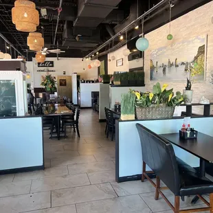 the interior of a restaurant