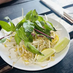 Vegetables for 2 bowls Pho