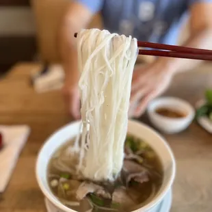 Rare Steak + Tripe Pho