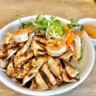#35: Vermicelli Bowl with Grilled Shrimp and Pork