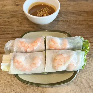 Summer Rolls with Shrimp + Pork
