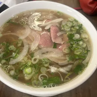 Pho w/ rare steak &amp; tripe
