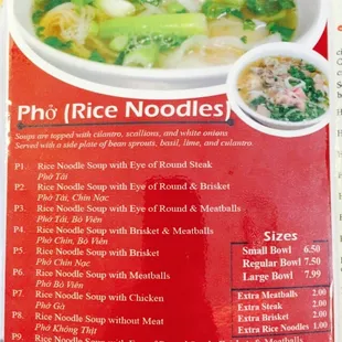 menu, soups and chowder
