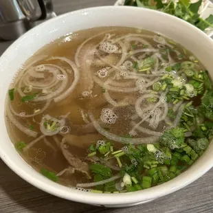 P2. Pho with Eye Round Steak and Brisket