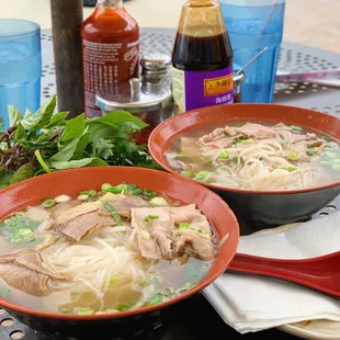 Phở w/ rare steak and well done brisket ⋅ Irvine, California
