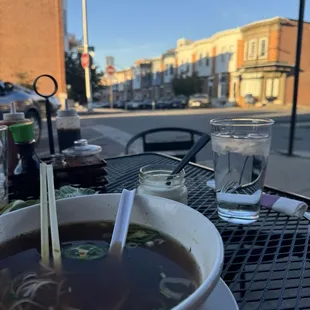 Shrimp ball pho