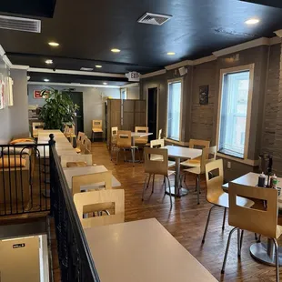 More upstairs seating.