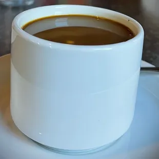 Hot Vietnamese coffee
