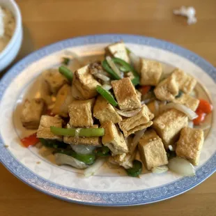 Salt &amp; pepper tofu