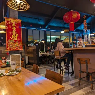 the interior of a restaurant