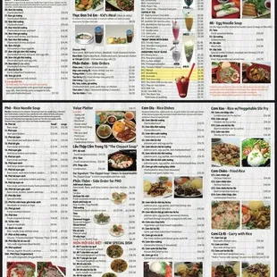 Updated menu 03/18/2024