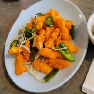 23 deep fried calamari