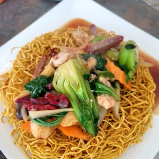 108 combination  pan fried chow fun