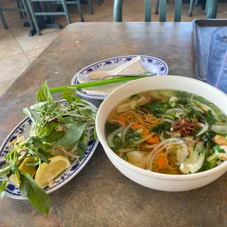 46. Seafood Egg Noodle Soup