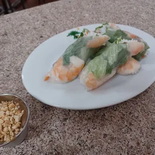 Salad rolls with prawn 1-27-2024