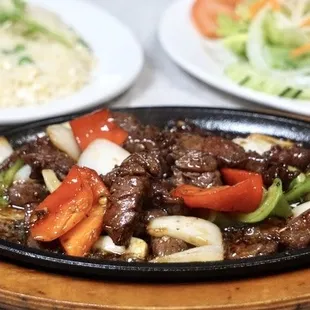 Diced filet mignon