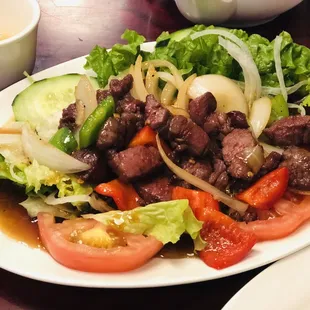 steak, food