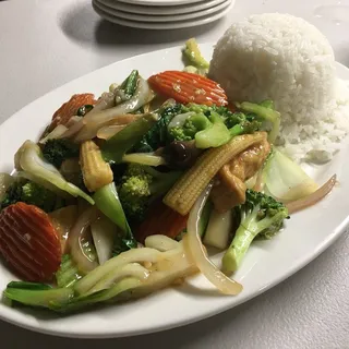 V4 Stir Fried Vegetables with Tofu