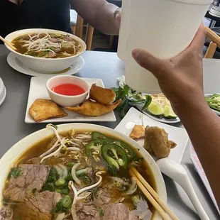 My niece and I enjoyed a peaceful Pho Dinning experience while chatting about college!