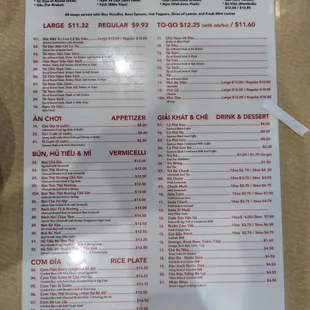 This is the menu