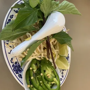 Bean sprouts and fixins