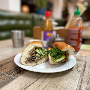 Lemongrass Beef Banh Mi