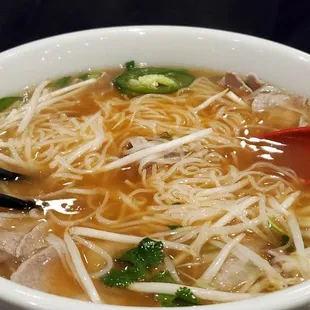 Rare steak pho