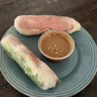 #14 Nem Nuong Cuon Spring Roll w/ pork sausage SO good!