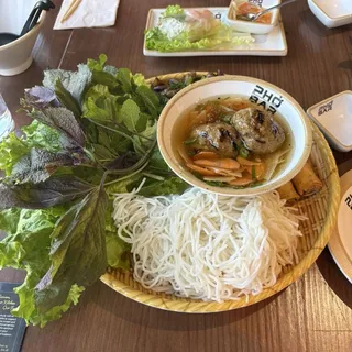 OBAMA & BOURDAIN NOODLE l Bun Cha Ha No