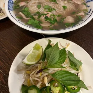 Pho w/ beef &amp; meatball