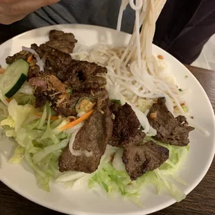 Beef vermicelli