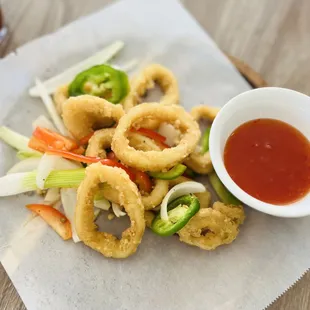 Fried calamari