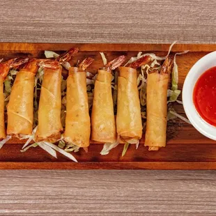 Shrimp egg rolls