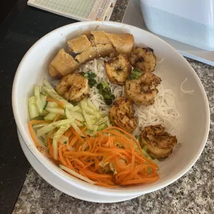 Shrimp vermicelli